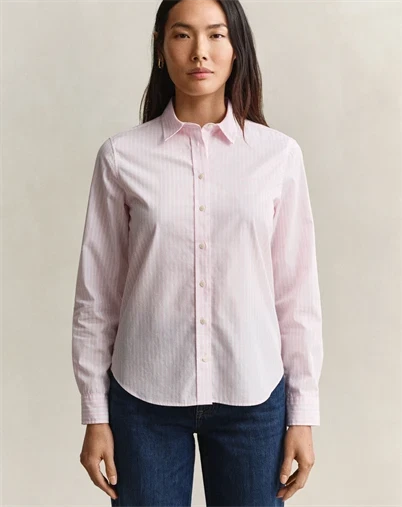 Gant - Classic Poplin Skjorte - Light Pink